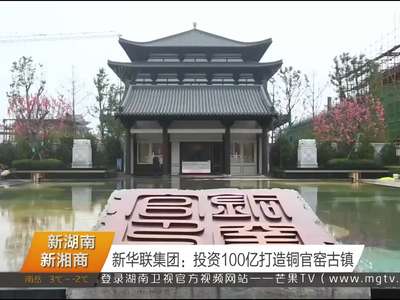 新华联集团：投资100亿打造铜官窑古镇