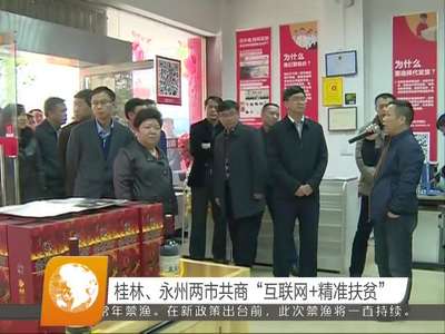 桂林 永州两市共商“互联网+精准扶贫”