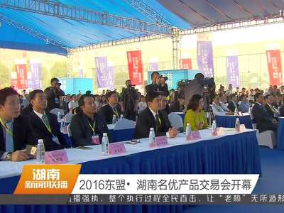 2016东盟·湖南名优产品交易会开幕
