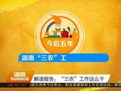 解读报告：“三农”工作这么干