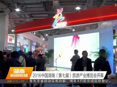 2016中国湖南（第七届）旅游产业博览会开幕