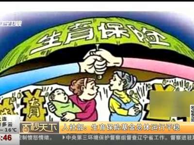 [视频]人社部：生育保险基金总体运行平稳