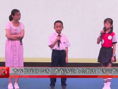 青春作伴好吟诗  青春诗词大会激活了诗词青春