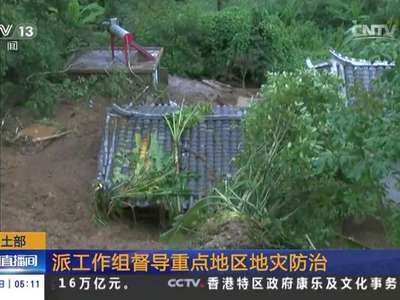[视频]国土部：派工作组督导重点地区地灾防治