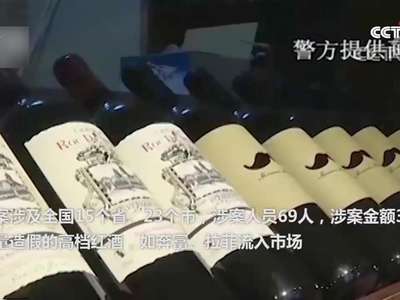 [视频]警方破获高档假红酒产业链：假酒已流入全国15省 获利3亿元