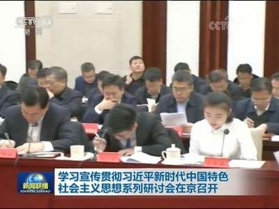 [视频]学习宣传贯彻习近平新时代中国特色社会主义思想系列研讨会在京召开