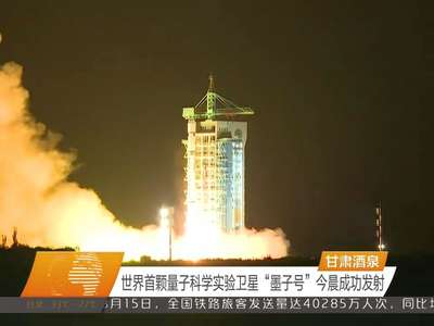 世界首颗量子科学实验卫星“墨子号”今晨成功发射