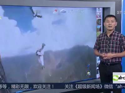 [视频]老鹰撞上降落伞 跳伞者先自救再救鹰