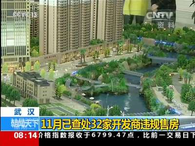 [视频]武汉：11月已查处32家开发商违规售房