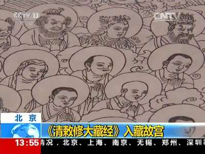 [视频]《清敕修大藏经》入藏故宫(图)
