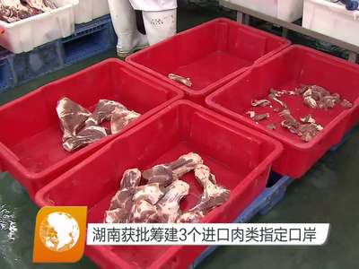 湖南获批筹建3个进口肉类指定口岸