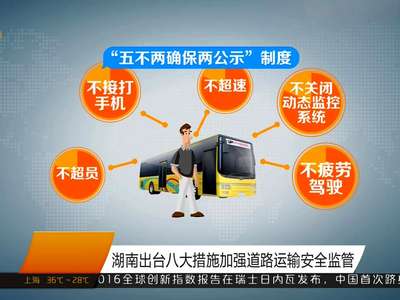 湖南出台八大措施加强道路运输安全监管