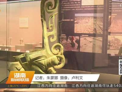 三星堆和金沙遗址出土文物在长沙展出