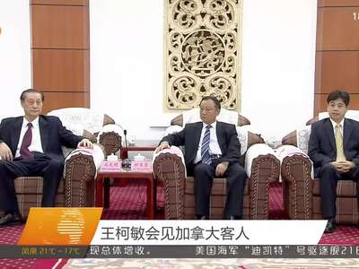 王柯敏会见加拿大客人