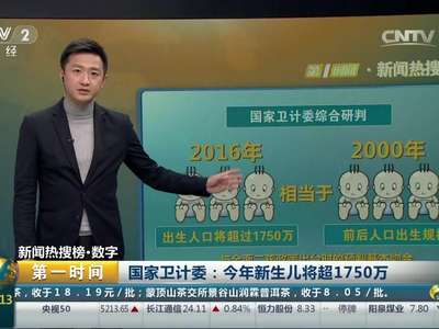 新闻热搜榜·数字·国家卫计委：今年新生儿将超1750万