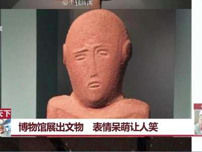 [视频]国家博物馆展出6000年前沙特文物 表情呆萌让人笑