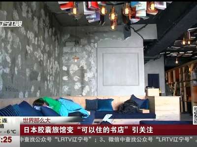 [视频]日本胶囊旅馆变“可以住的书店”引关注
