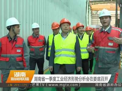 湖南省一季度工业经济形势分析会在娄底召开