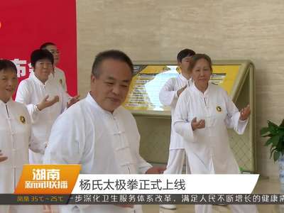 杨氏太极拳正式上线