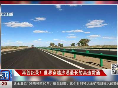 [视频]再创纪录！世界穿越沙漠最长的高速贯通