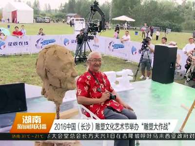 2016中国（长沙）雕塑文化艺术节举办“雕塑大作战”