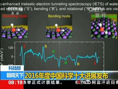 [视频]科技部：2016年度中国科学十大进展发布