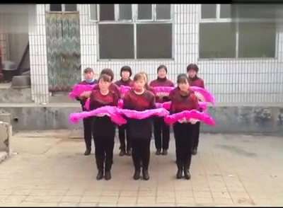 2014最新广场舞扇子舞 好运来舞蹈教学