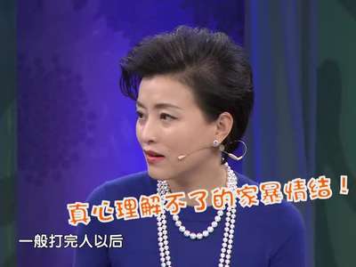 《天呐女人》20131213:婚姻破裂大比例源于家